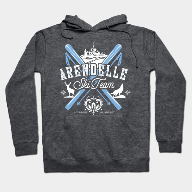 Arendelle Ski Team Hoodie by MindsparkCreative